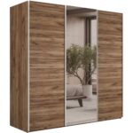 Шкаф-купе Эста 3-х дверный Медиум (4 посредине) (4 Зеркала бронза / 8 ЛДСП) — изображение 3